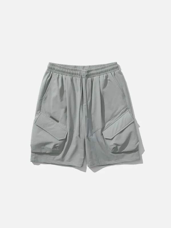 Aelfric Eden Multiple Pockets Solid Drawstring Shorts sold by Aelfric Eden