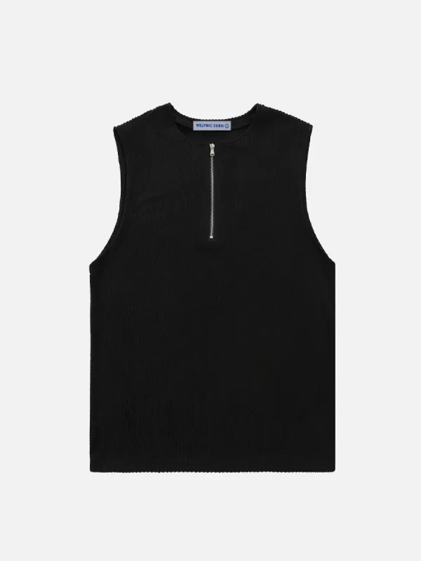Aelfric Eden Half Zip Up Tank Top sold by Aelfric Eden