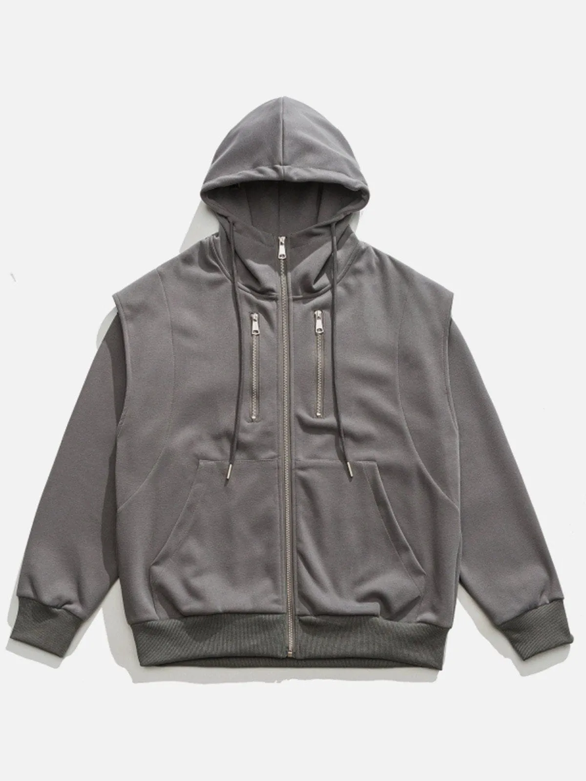 Aelfric Eden Zip Up Patchwork Design Hoodie sold by Aelfric Eden product image thumbnail 4