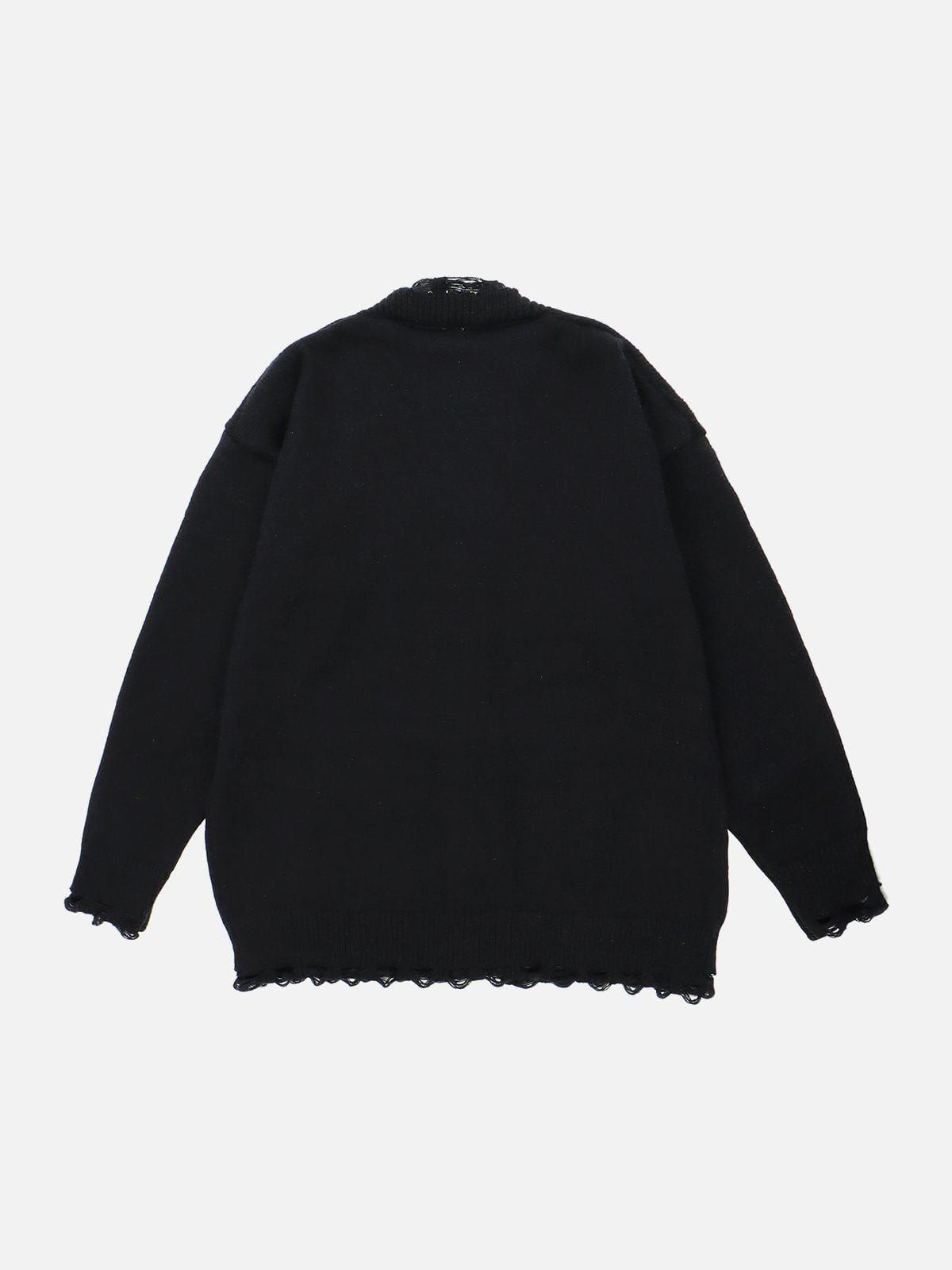 Aelfric Eden Edge Breakage V-neck Cardigan sold by Aelfric Eden product image thumbnail 5