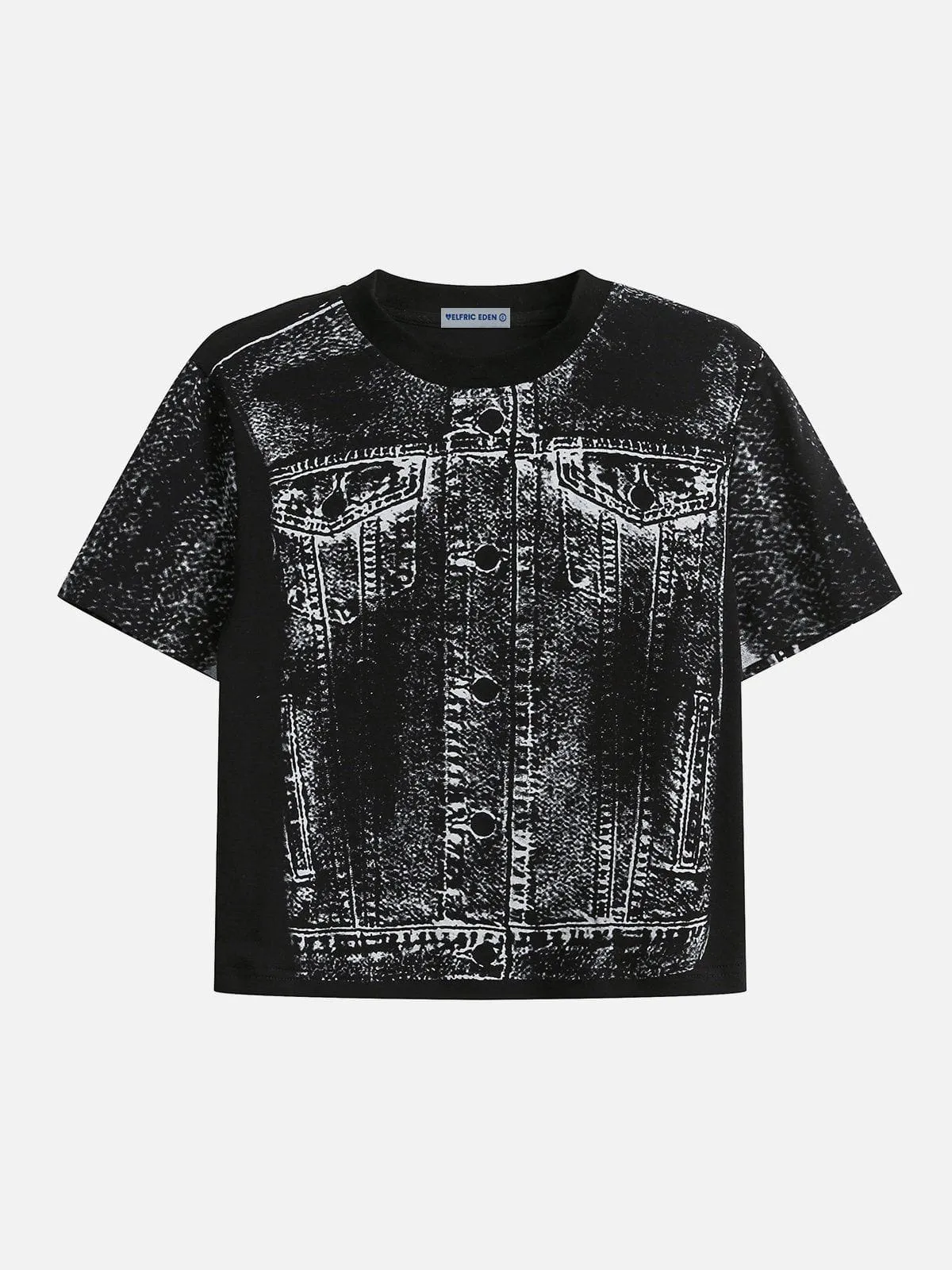Aelfric Eden Washed Denim Print Tee sold by Aelfric Eden product image thumbnail 4