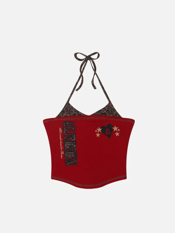 Aelfric Eden Leopard Print Patchwork Cami Top sold by Aelfric Eden