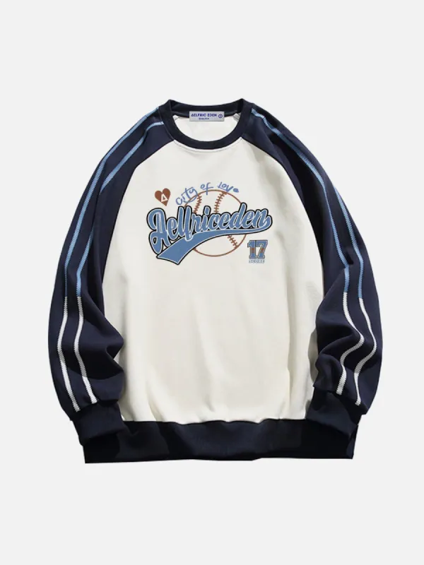 Aelfric Eden Baseball Vintage Stripe Sweatshirt sold by Aelfric Eden