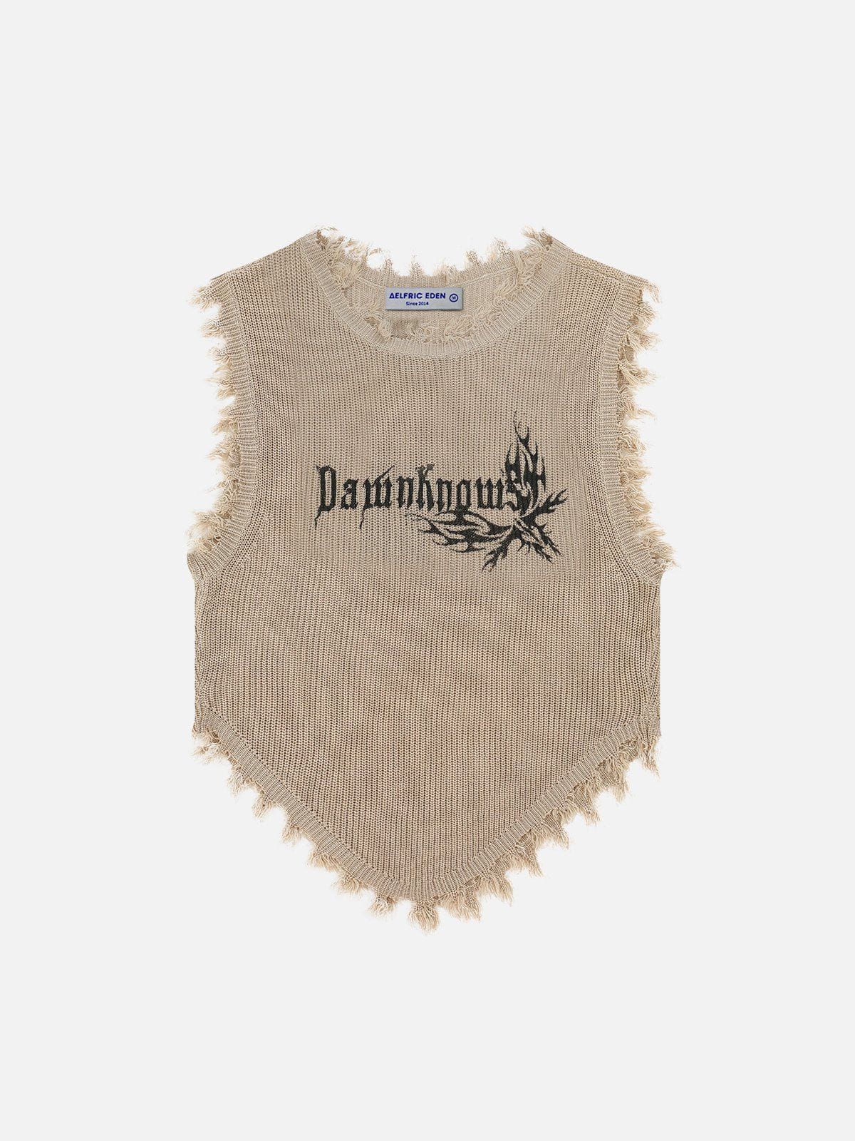 Butterfly Letter Tank Top sold by Aelfric Eden