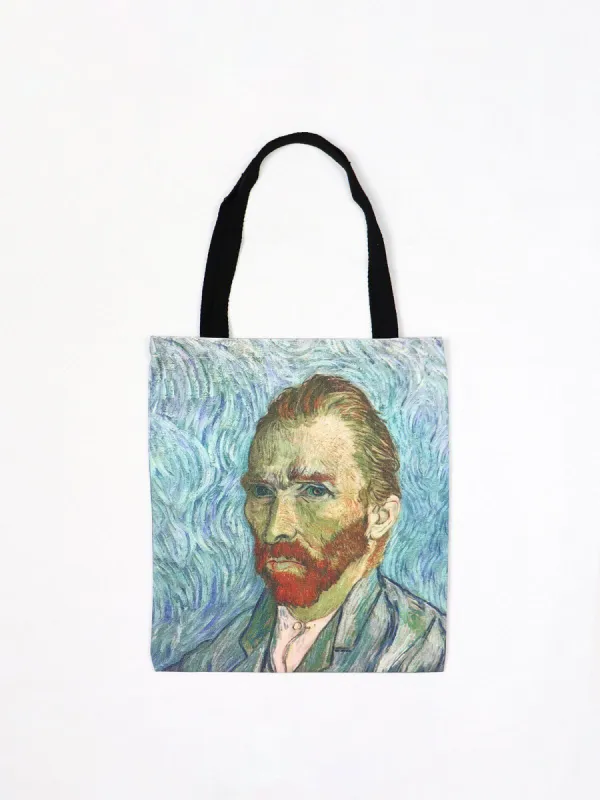 Starry Sky Oil Painting Canvas Bag made by Aelfric Eden