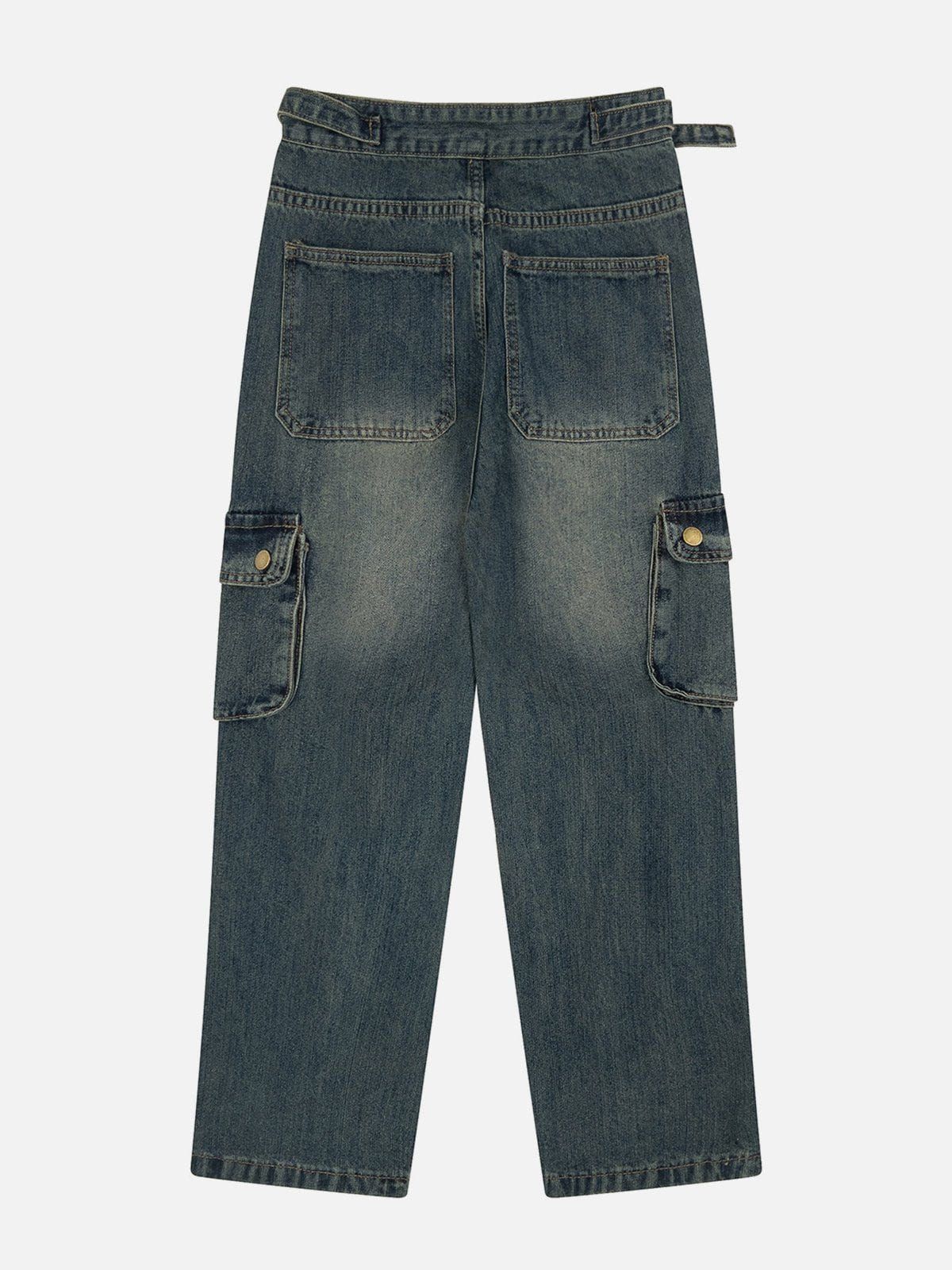 Aelfric Eden Foot Zip Up Straight Leg Jeans sold by Aelfric Eden product image thumbnail 3