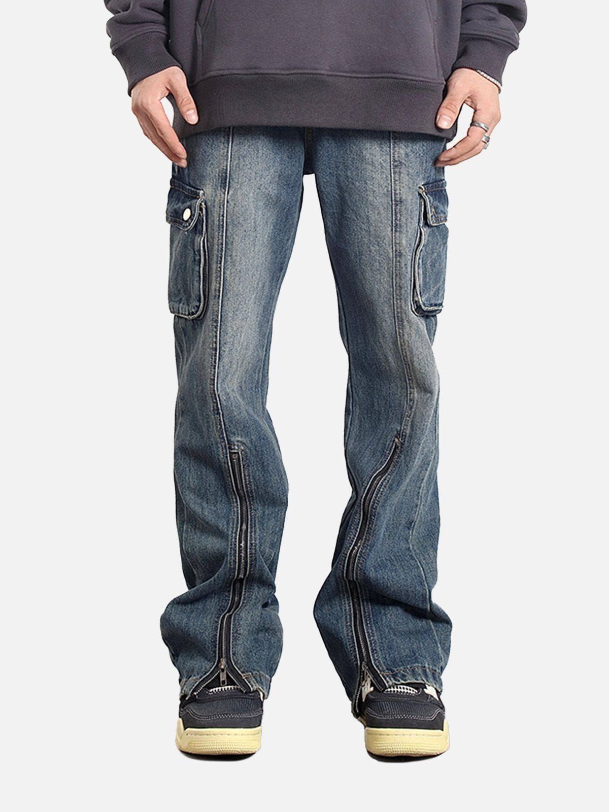 Aelfric Eden Foot Zip Up Straight Leg Jeans sold by Aelfric Eden