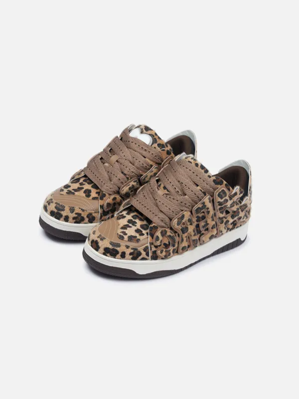 スニーカー StarryClimb Leopard Print Patchwork Skate Shoes StarryClimb Leopard Print Patchwork Skate Shoes – Aelfric eden