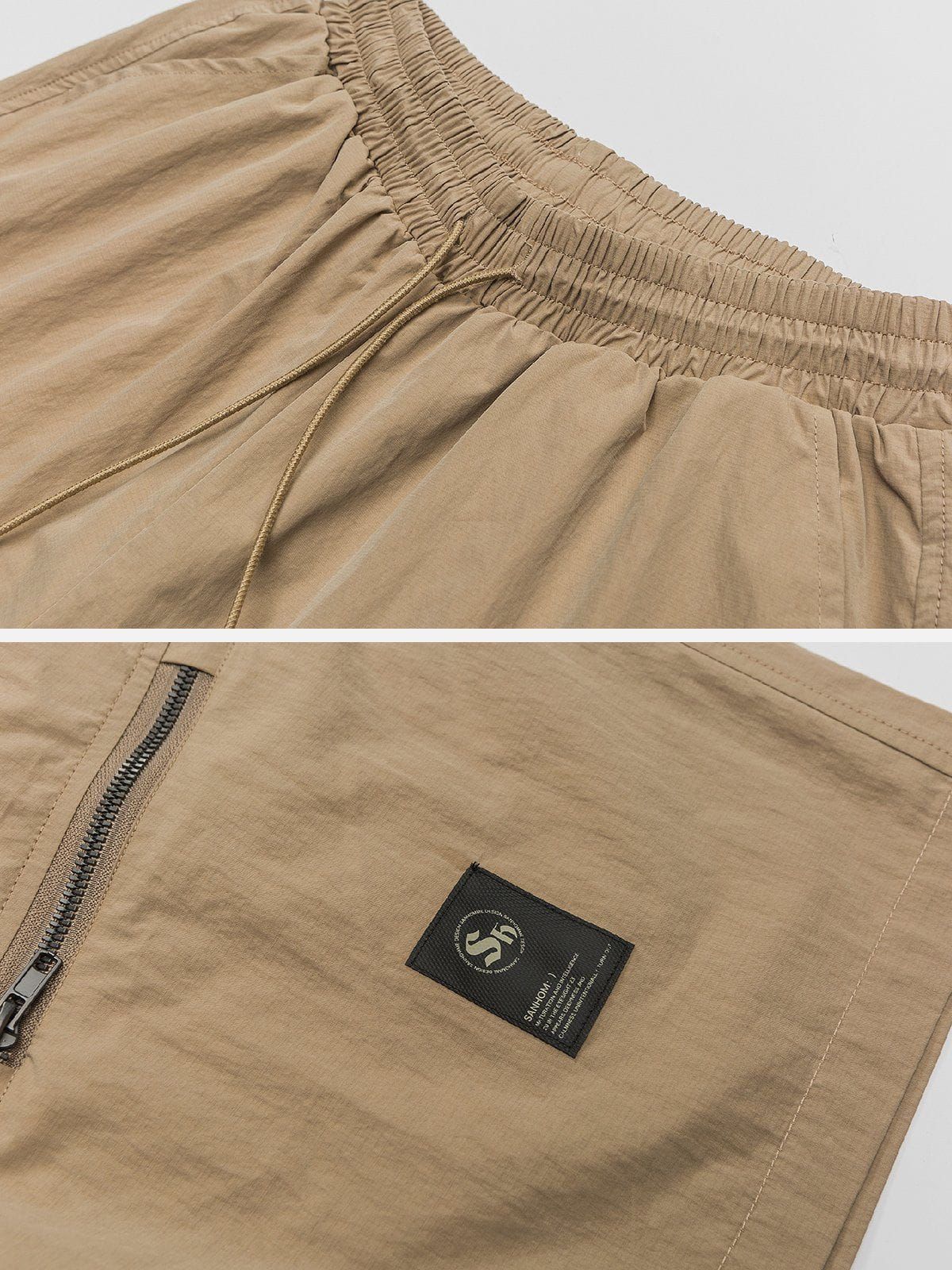 Aelfric Eden Solid ZIP UP Shorts sold by Aelfric Eden product image thumbnail 5