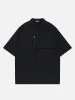 Aelfric Eden Button Patchwork Short Sleeve Shirt sold by Aelfric Eden