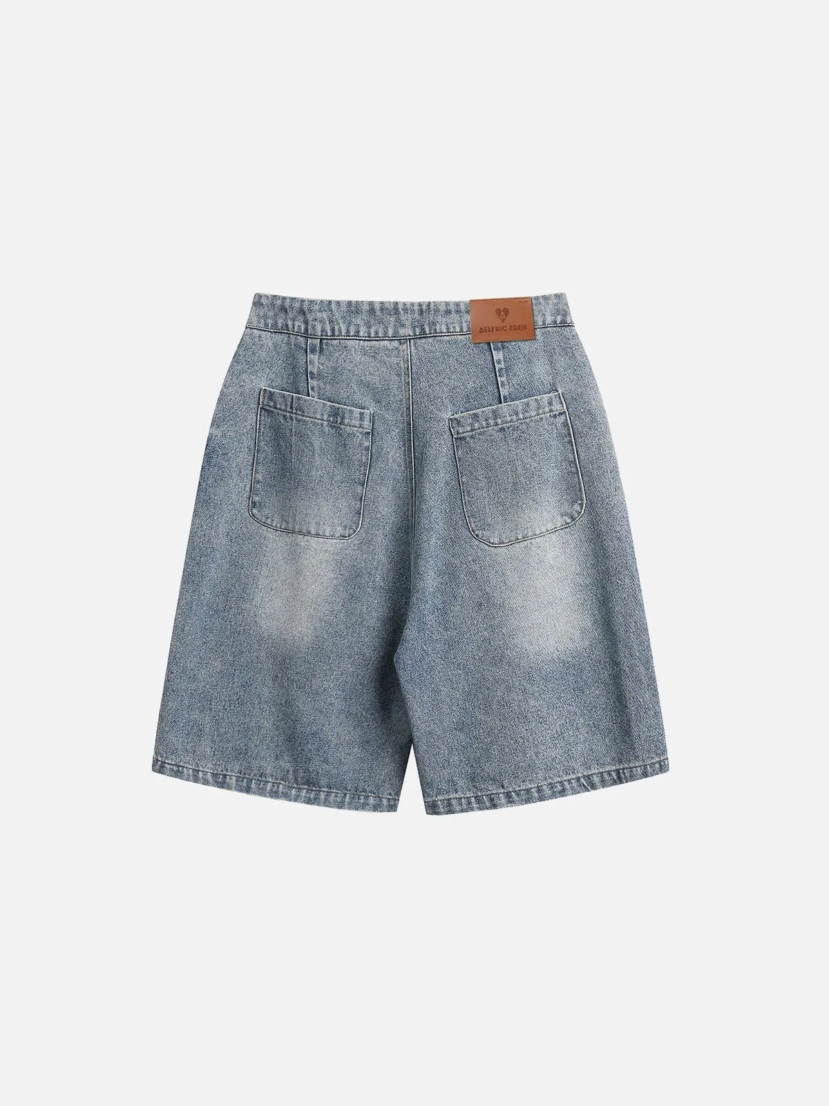 Aelfric Eden Lace Patchwork Distressed Jorts sold by Aelfric Eden product image thumbnail 3