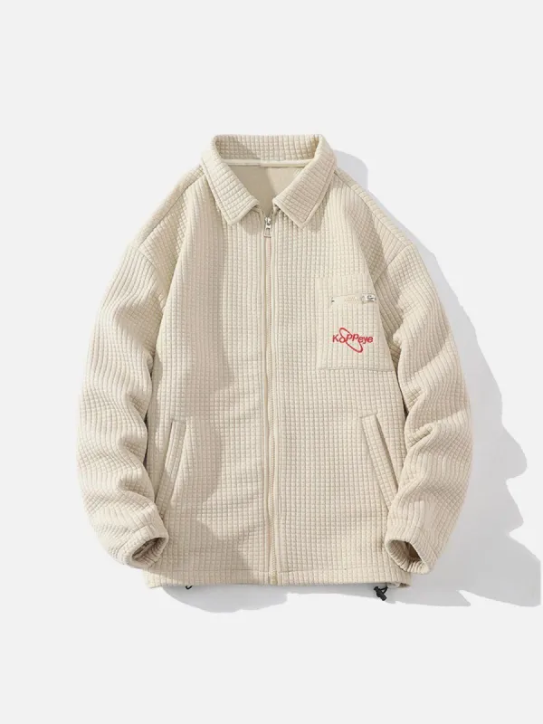 Aelfric Eden Solid Waffle Embroidery Jacket sold by Aelfric Eden