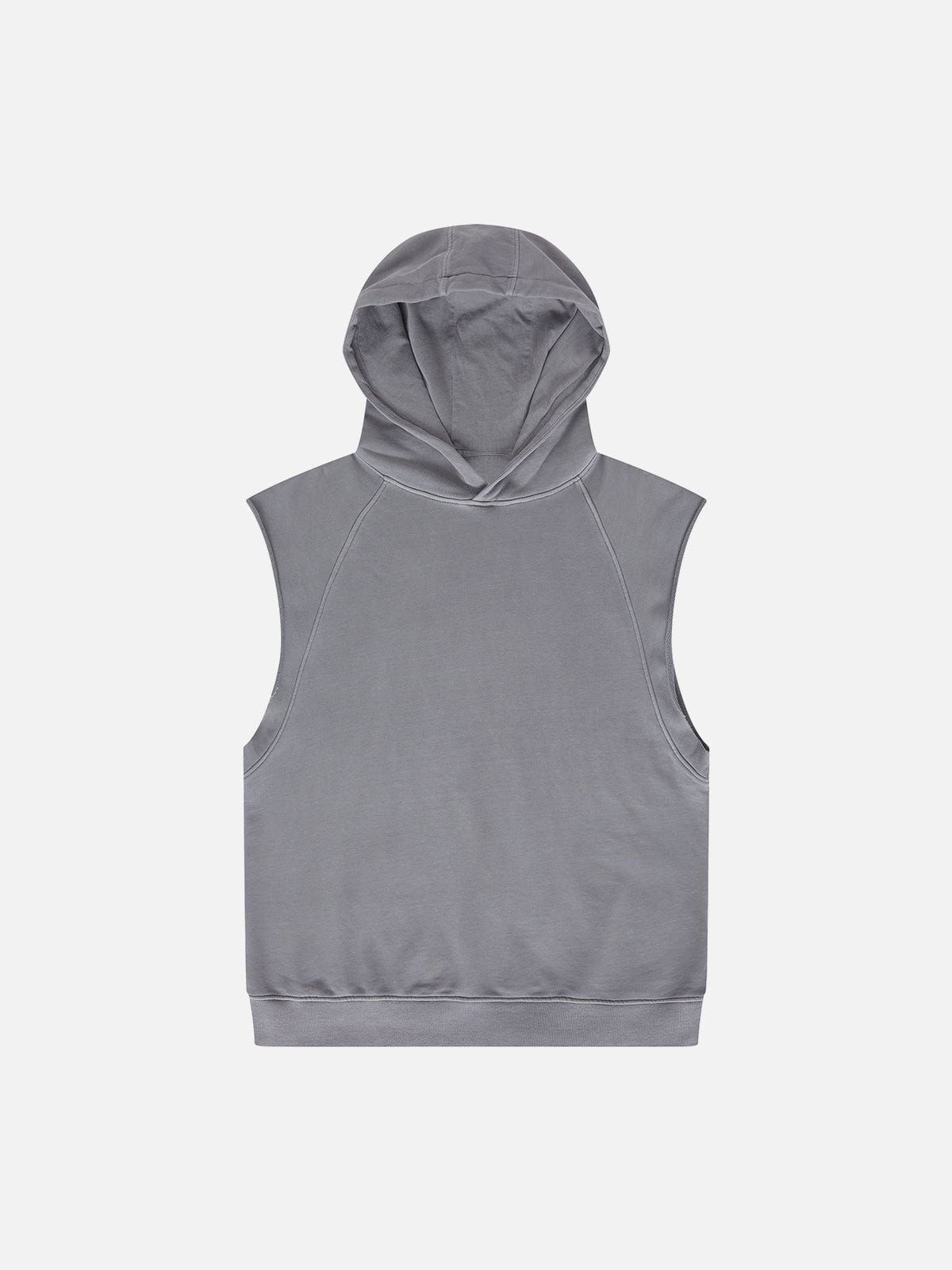 Solid Washed Hooded Vest(US ONLY) sold by Aelfric Eden