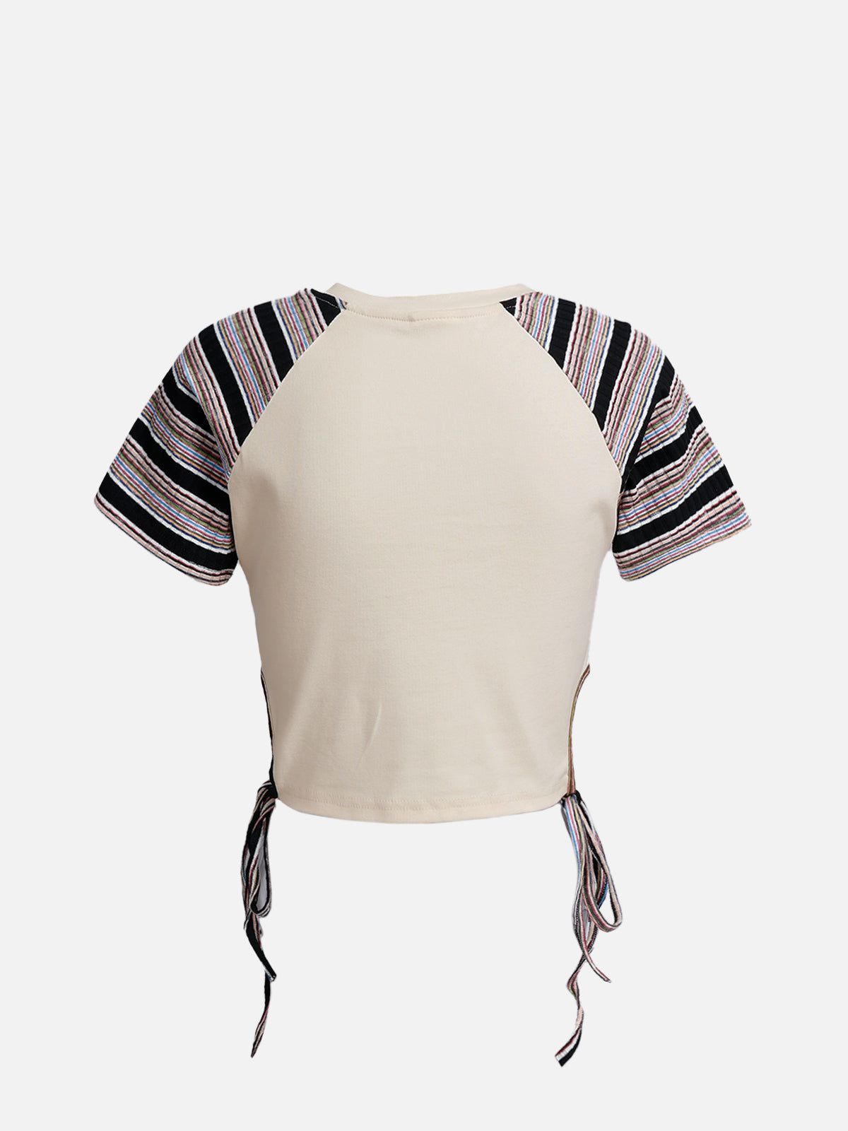 Patchwork Stripe Sleeve Tee sold by Aelfric Eden product image thumbnail 2