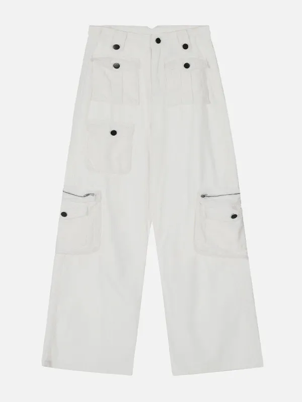 Aelfric Eden Solid Multi Pocket Cargo Pants sold by Aelfric Eden