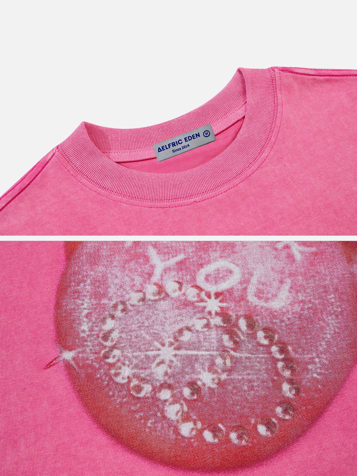 Aelfric Eden Washed Lips Print Tee sold by Aelfric Eden product image thumbnail 6