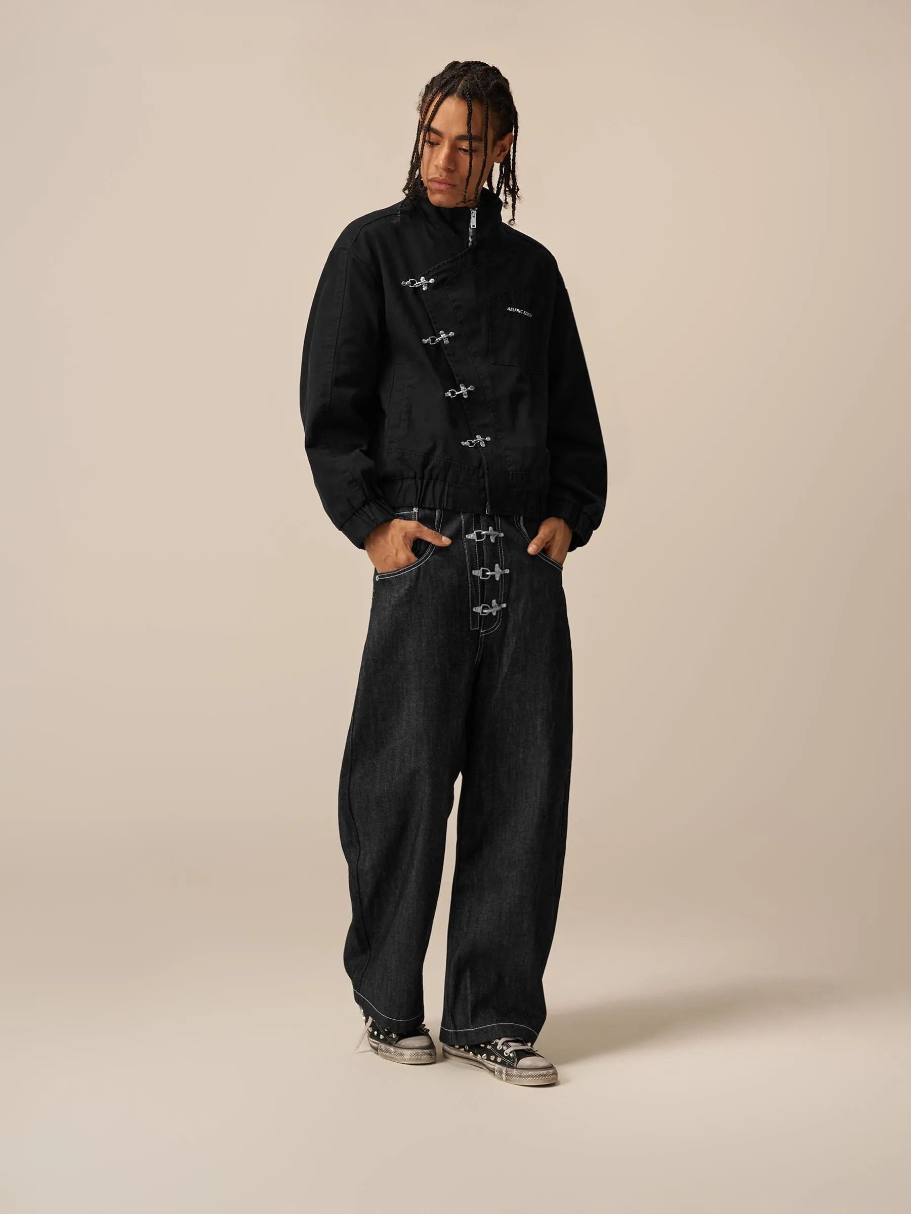 Aelfric Eden Metal Button Boxy Jacket sold by Aelfric Eden product image thumbnail 4