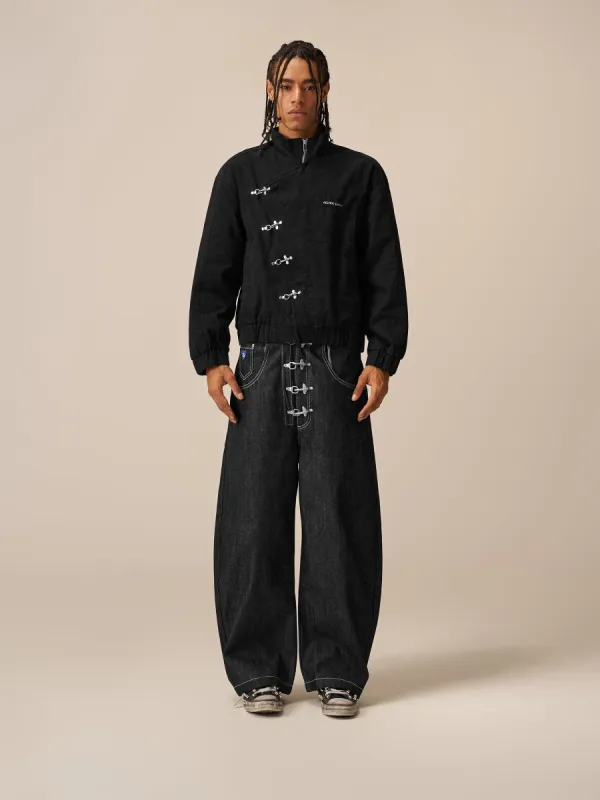 Aelfric Eden Metal Button Boxy Jacket made by Aelfric Eden