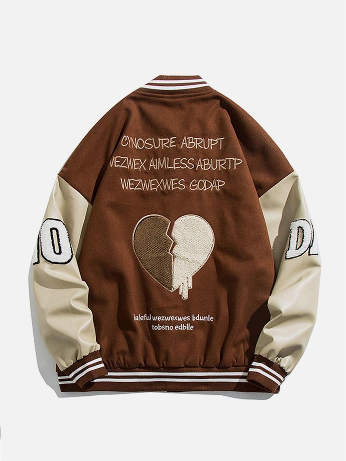 Vintage Love Panel Varsity Jacket sold by Aelfric Eden product image thumbnail 3