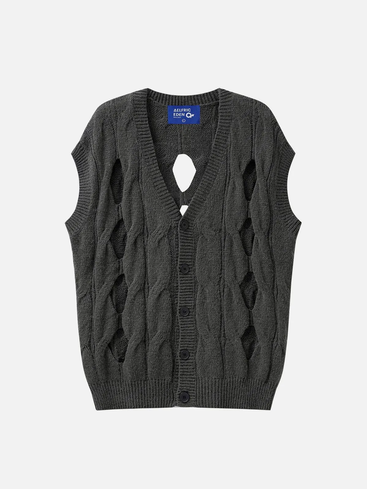 Aelfric Eden Cut Out Twist Rope Sweater Vest sold by Aelfric Eden product image thumbnail 2