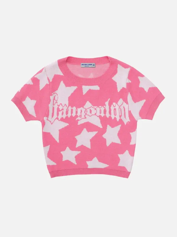 Star All-over Print Sweater Tee sold by Aelfric Eden