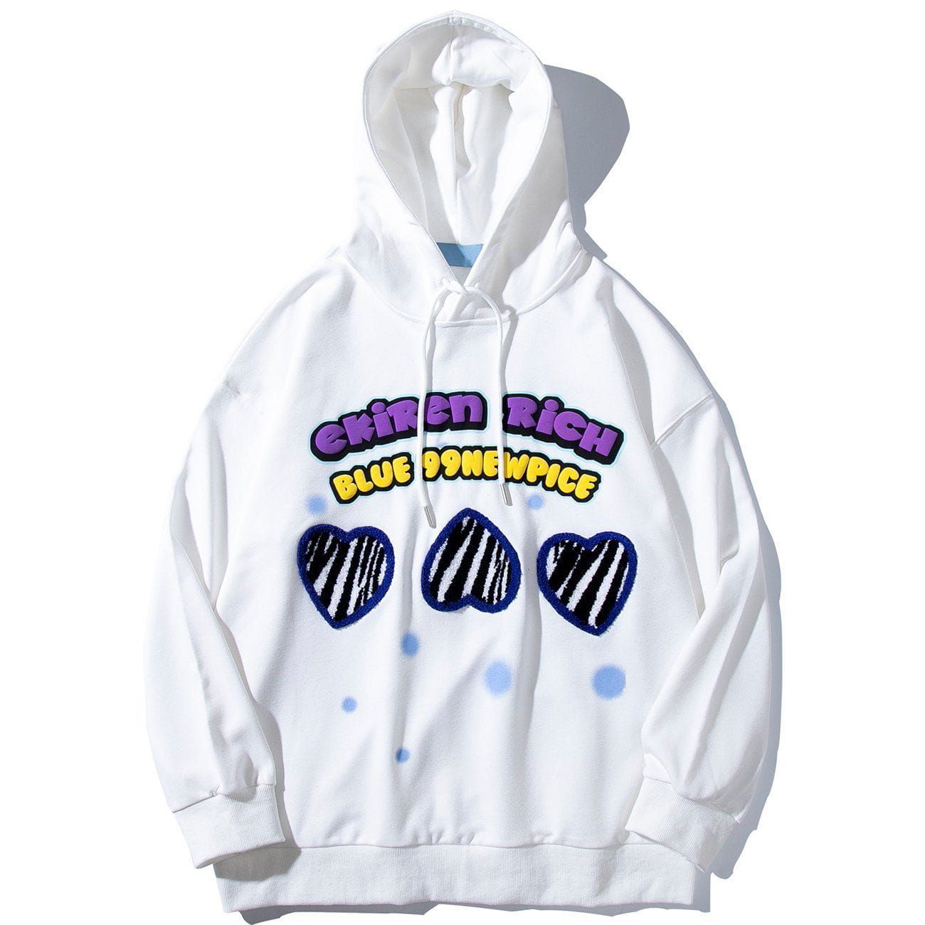 Aelfric Eden Love Flocking Embroidered Hoodie sold by Aelfric Eden product image thumbnail 3