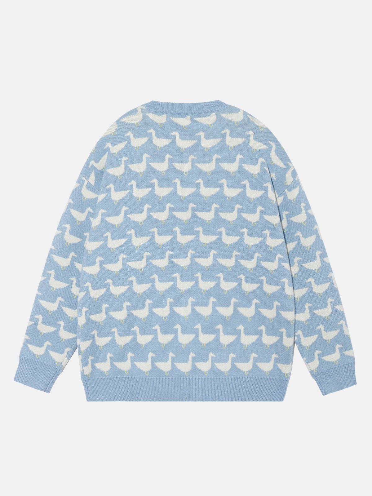 Aelfric Eden Multi Duck Jacquard Sweater sold by Aelfric Eden product image thumbnail 2
