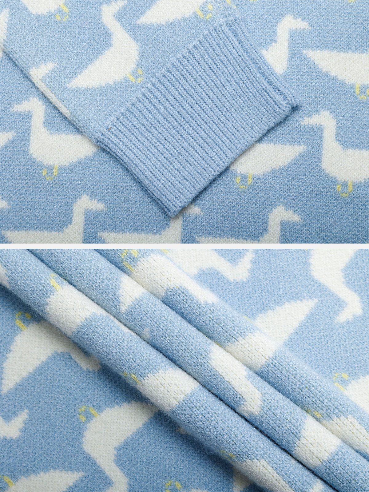 Aelfric Eden Multi Duck Jacquard Sweater sold by Aelfric Eden product image thumbnail 4