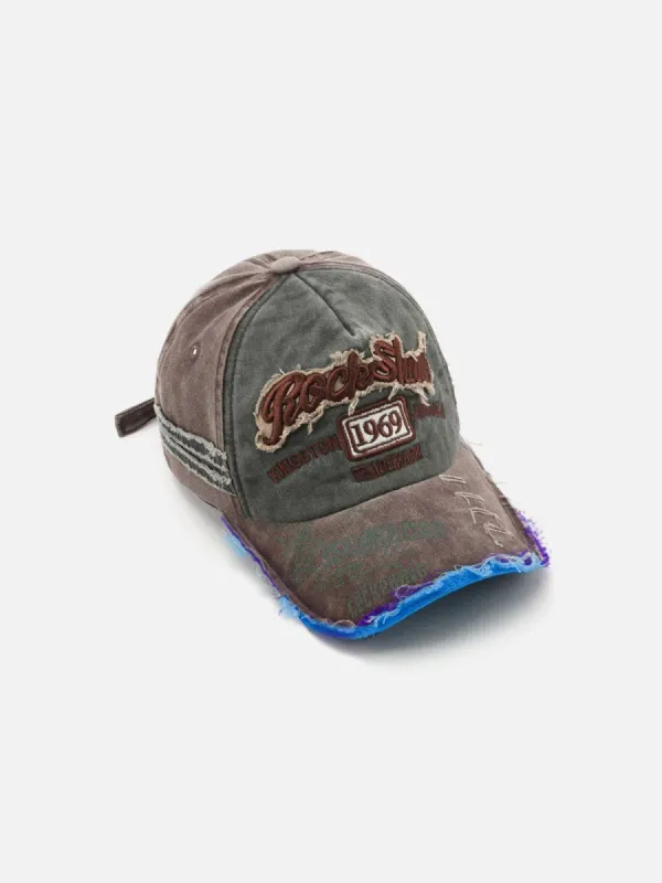 Aelfric Eden Vintage Embroidered Hole Baseball Cap sold by Aelfric Eden