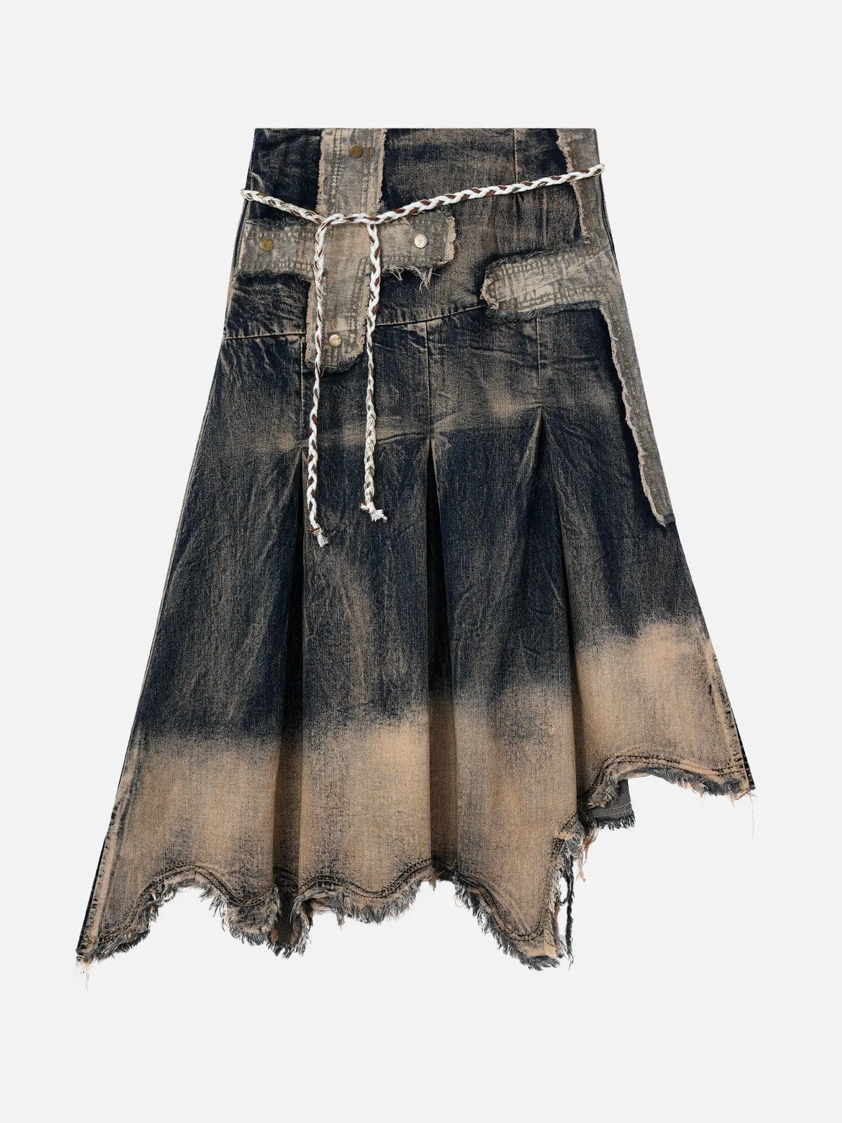 Aelfric Eden Gradient Washed Denim Skirt sold by Aelfric Eden