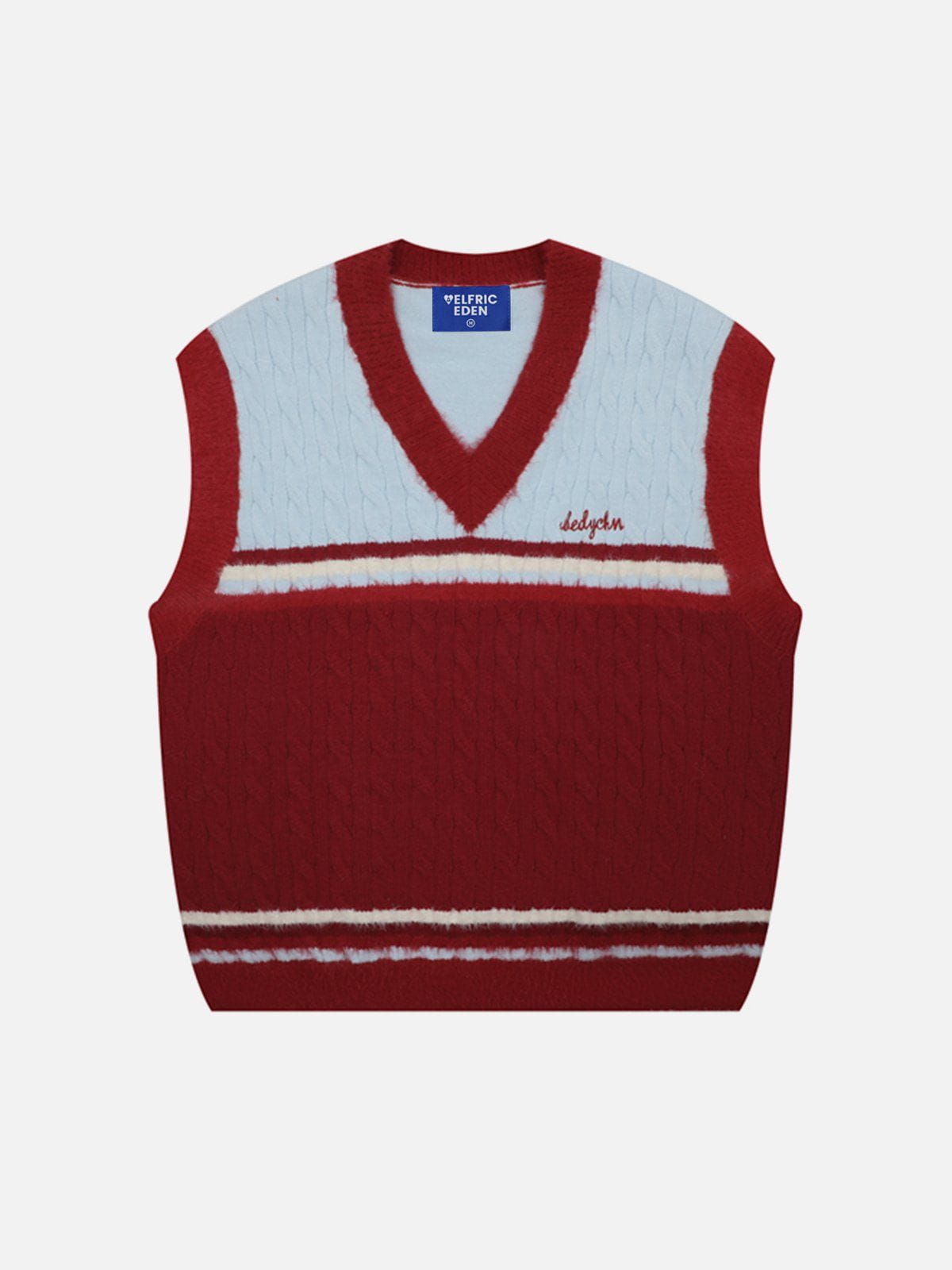 Aelfric Eden Color Blocking Sweater Vest sold by Aelfric Eden product image thumbnail 2