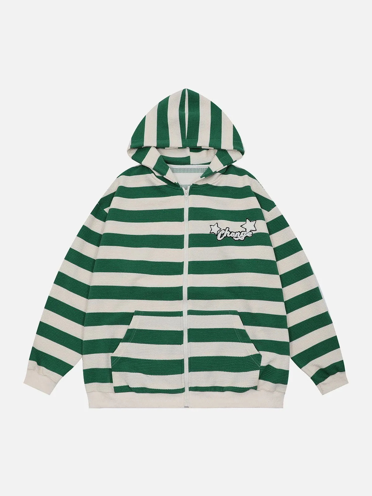 Aelfric eden Flocked Stars Stripes Hoodie sold by Aelfric Eden