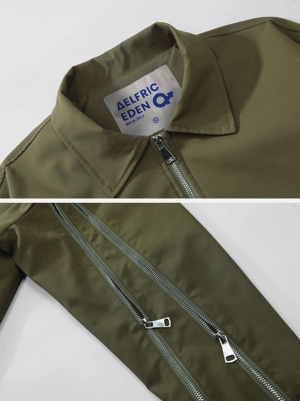 Aelfric Eden Solid Multi Zipper Jacket sold by Aelfric Eden product image thumbnail 4