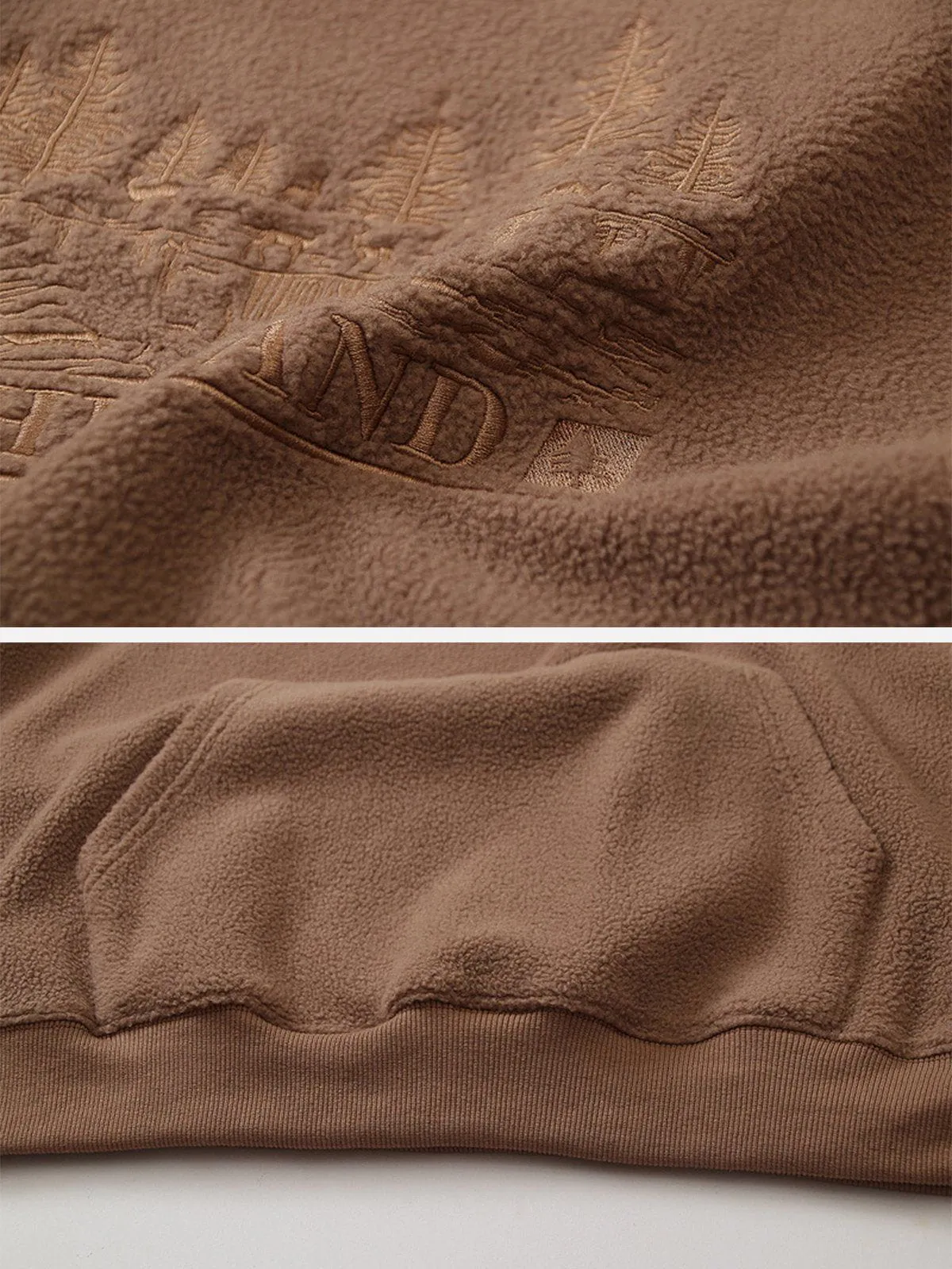 Aelfric Eden Embroidery Polar Fleece Pullover Hoodie sold by Aelfric Eden product image thumbnail 4