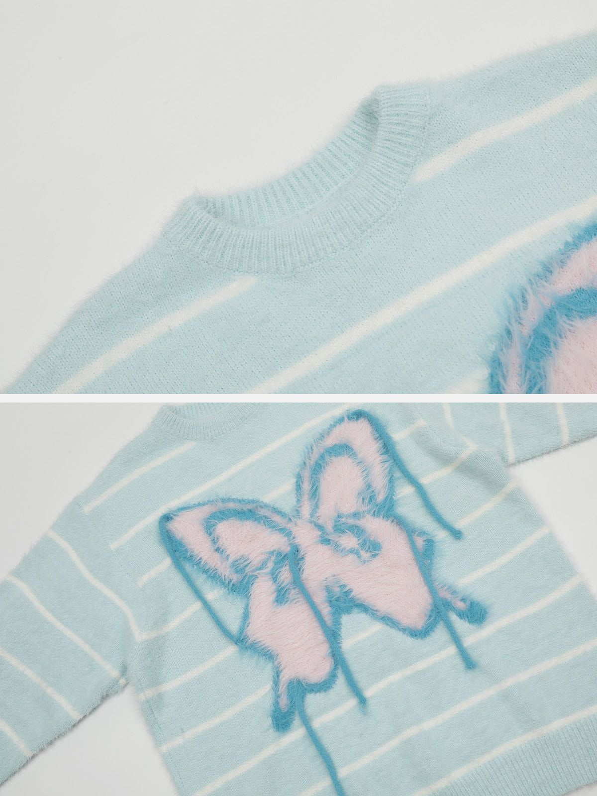 Aelfric Eden Flocking Butterfly Stripe Sweater sold by Aelfric Eden product image thumbnail 4