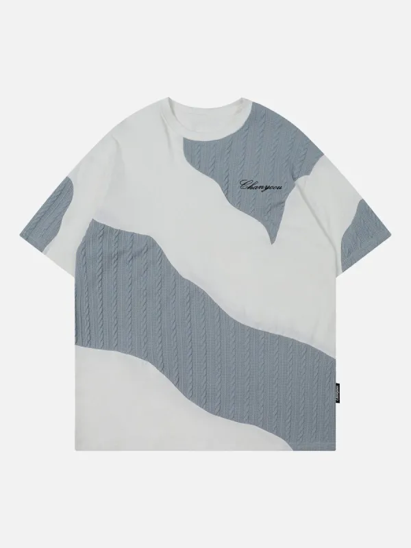 Aelfric Eden Sweater Patchwork Cotton Tee sold by Aelfric Eden