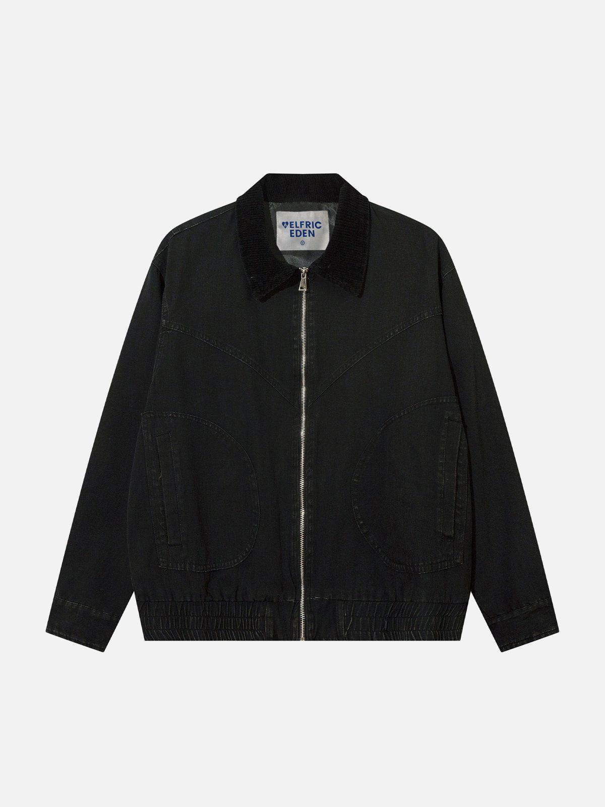 Aelfric Eden Solid Washed Denim Jacket sold by Aelfric Eden product image thumbnail 2