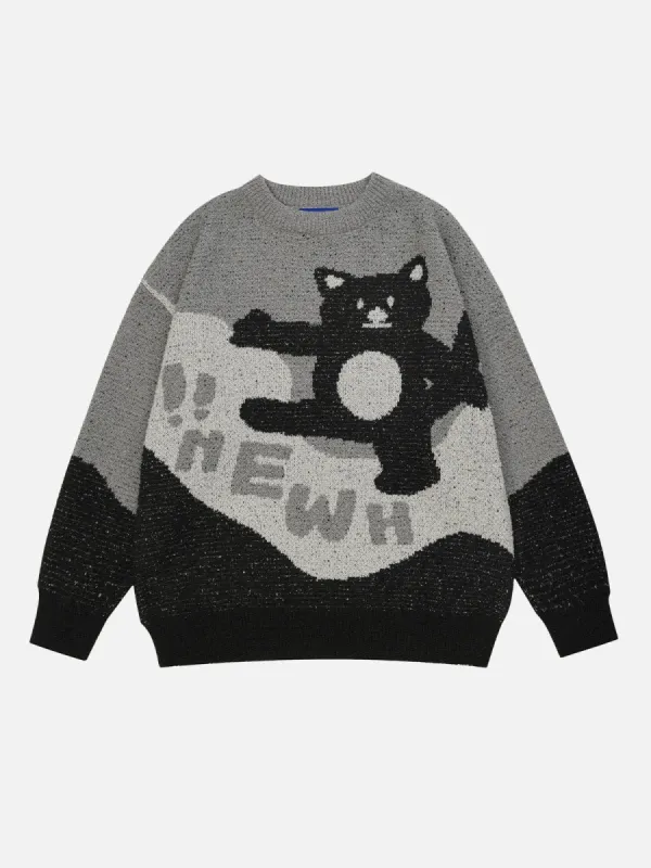 Aelfric Eden Bear Pattern Sweater sold by Aelfric Eden