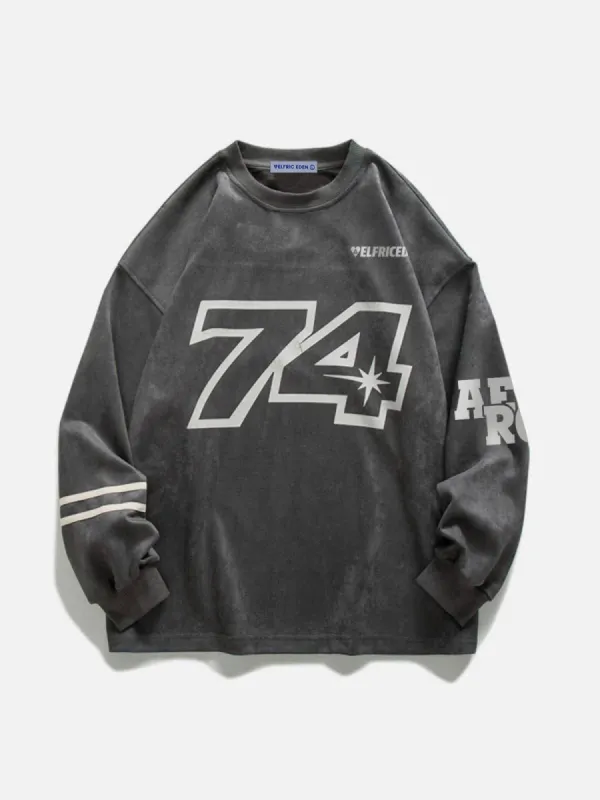 No.74 Lettered Sweatshirt sold by Aelfric Eden