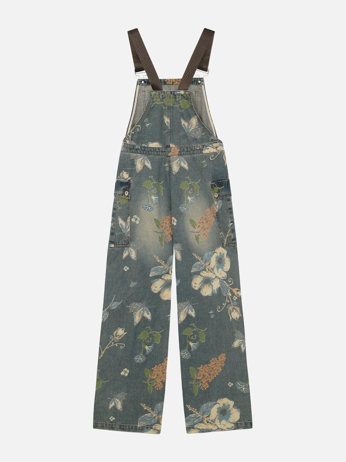 Aelfric Eden Full Print Flower Overalls sold by Aelfric Eden product image thumbnail 3