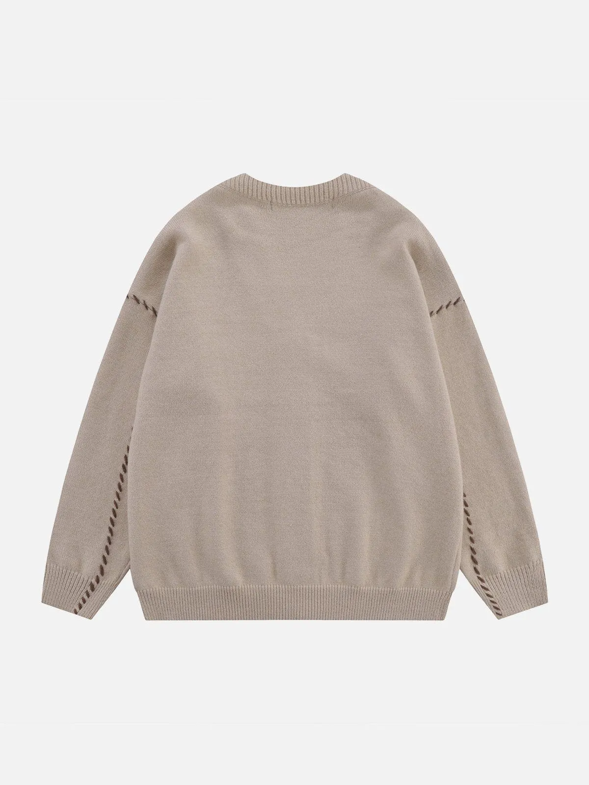 Aelfric Eden Line Weaving V-neck Cardigan sold by Aelfric Eden product image thumbnail 3