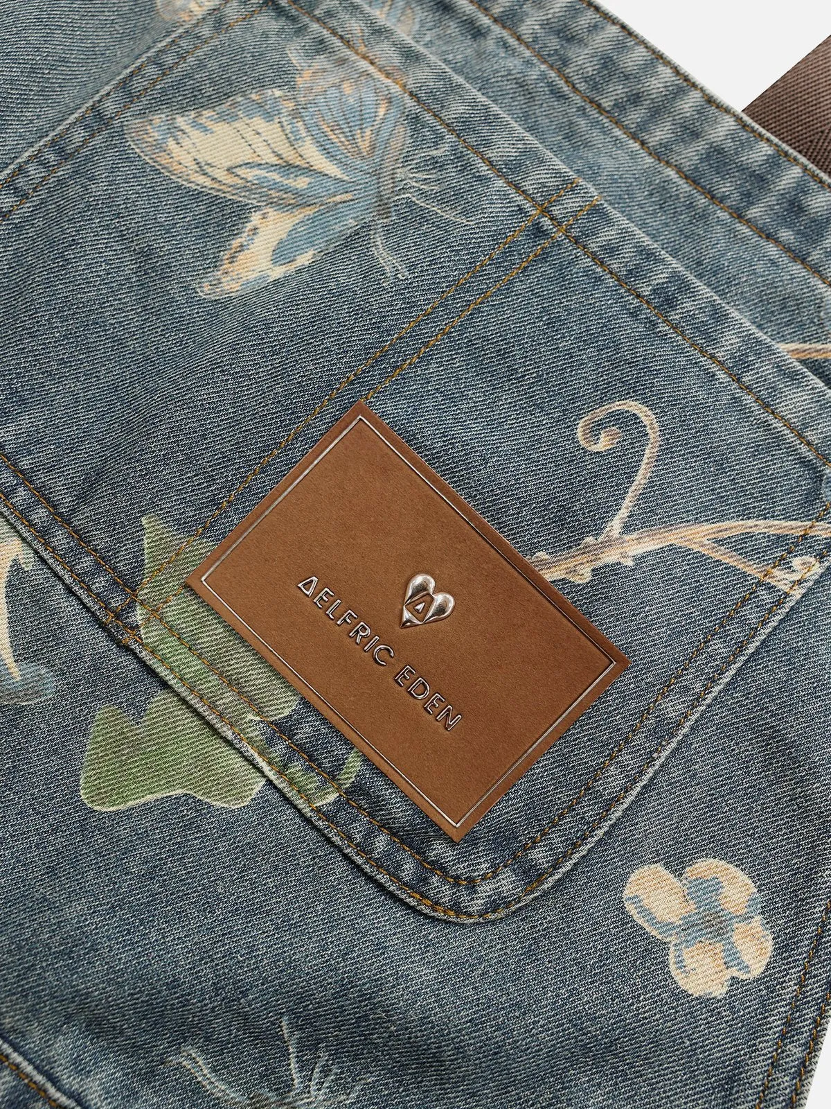 Aelfric Eden Full Print Flower Overalls sold by Aelfric Eden product image thumbnail 4