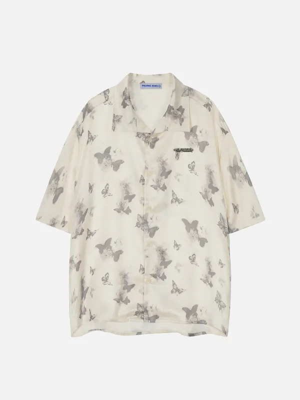 Aelfric Eden Full Print Butterfly Short Sleeve Shirt sold by Aelfric Eden