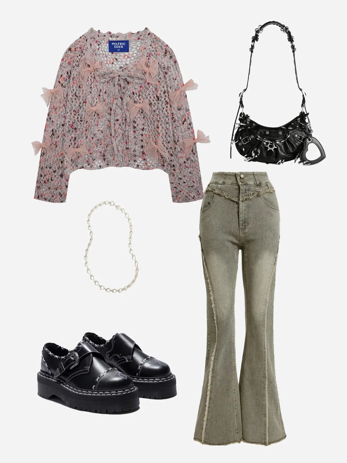 Aelfric Eden Bow Open Knit Sweater sold by Aelfric Eden product image thumbnail 2