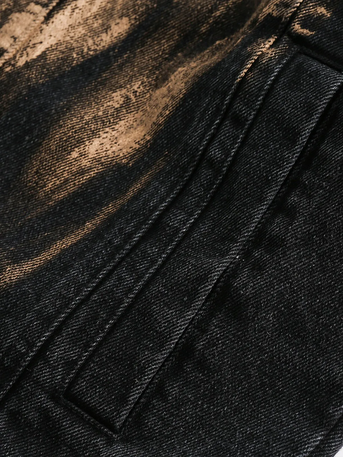 Aelfric Eden Spray Paint Washed Denim Jacket sold by Aelfric Eden product image thumbnail 3