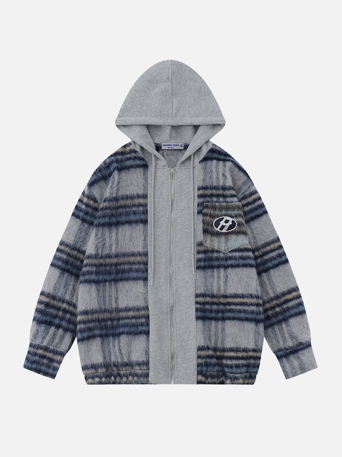 Aelfric Eden Badge Vintage Stripe Polo Sweatshirt sold by Aelfric Eden product image thumbnail 3