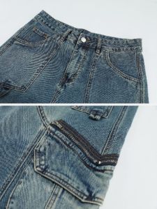 Aelfric Eden Irregular Pocket Washed Jeans sold by Aelfric Eden