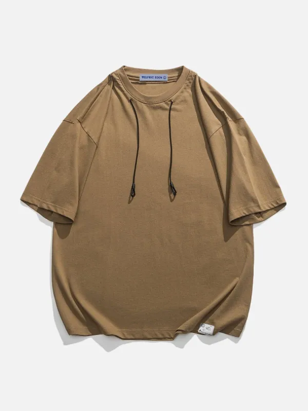 Aelfric Eden Drawstring Collar Tee sold by Aelfric Eden