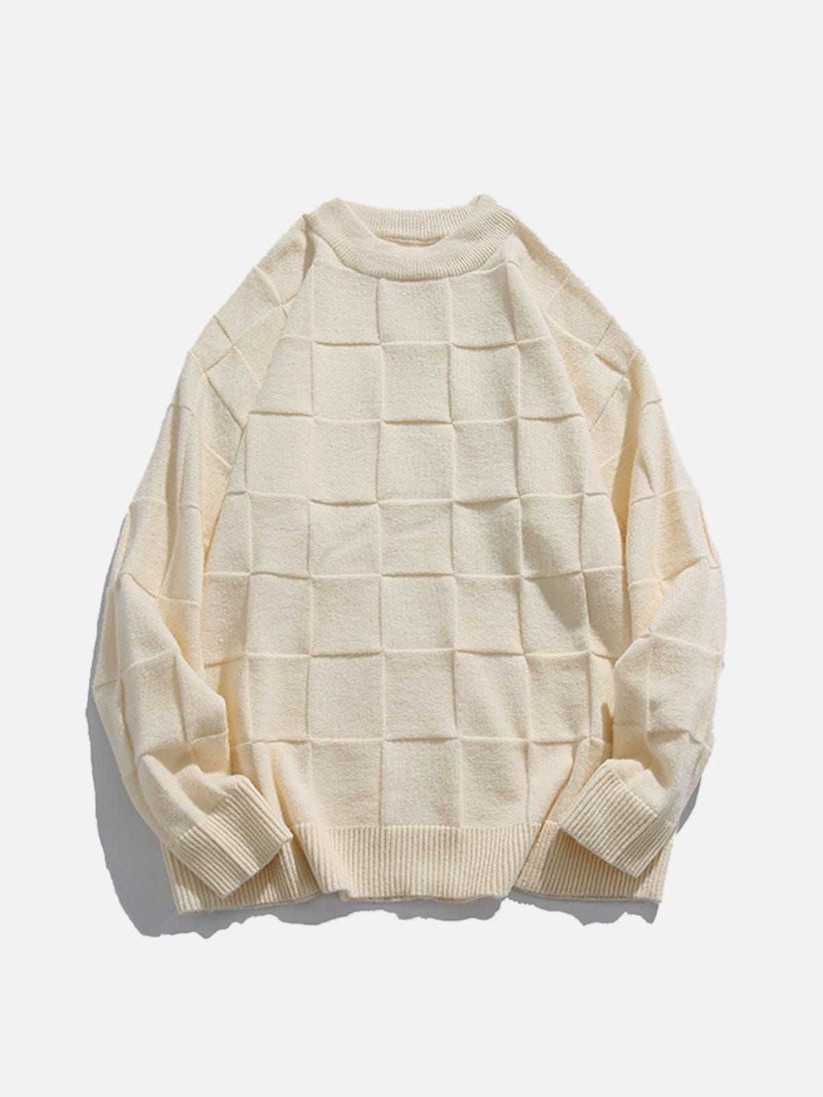 Aelfric Eden Plaid Jacquard Knit Sweater sold by Aelfric Eden product image thumbnail 4