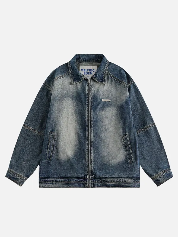 Aelfric Eden Washed Vintage Denim Jacket sold by Aelfric Eden